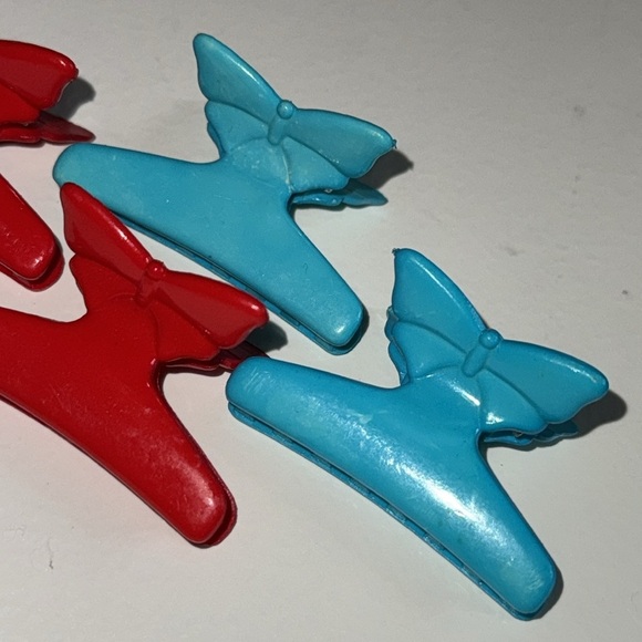 Vintage 90s butterfly Claw Butterfly Clips, Hair Clips, - Picture 3 of 6